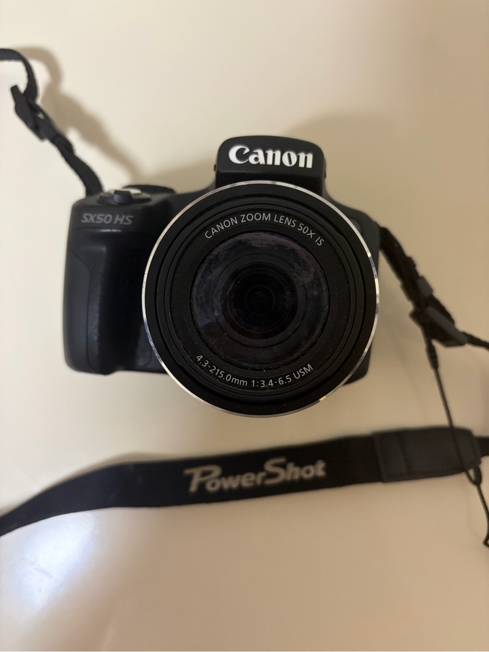 Canon PowerShot SX50 HS Black Bridge Camera with 50x Zoom